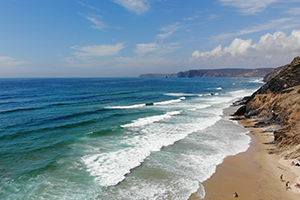 Surfcamp in Algarve Cliff view