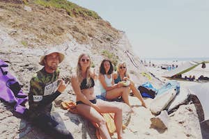 Surfcamp in Algarve beach time