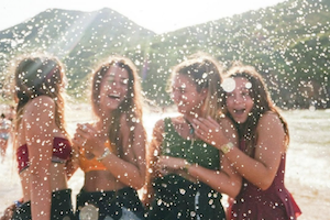 North Spain Teens Camp water splash fun