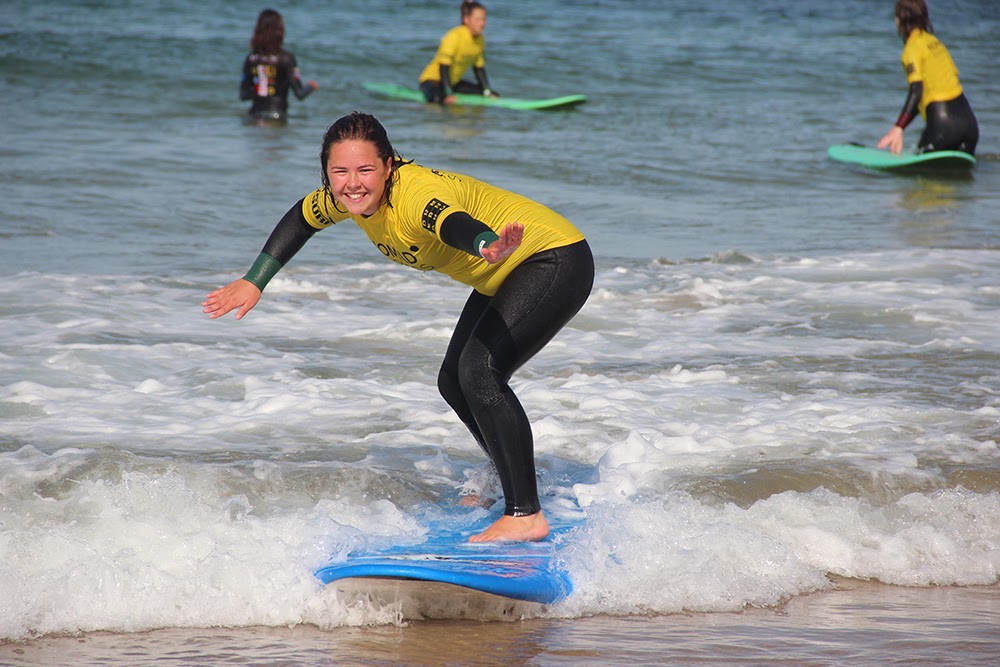 Surf School Teens Camp Lisbon Surf Session