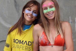 Surf School Teens Camp Lisbon friends