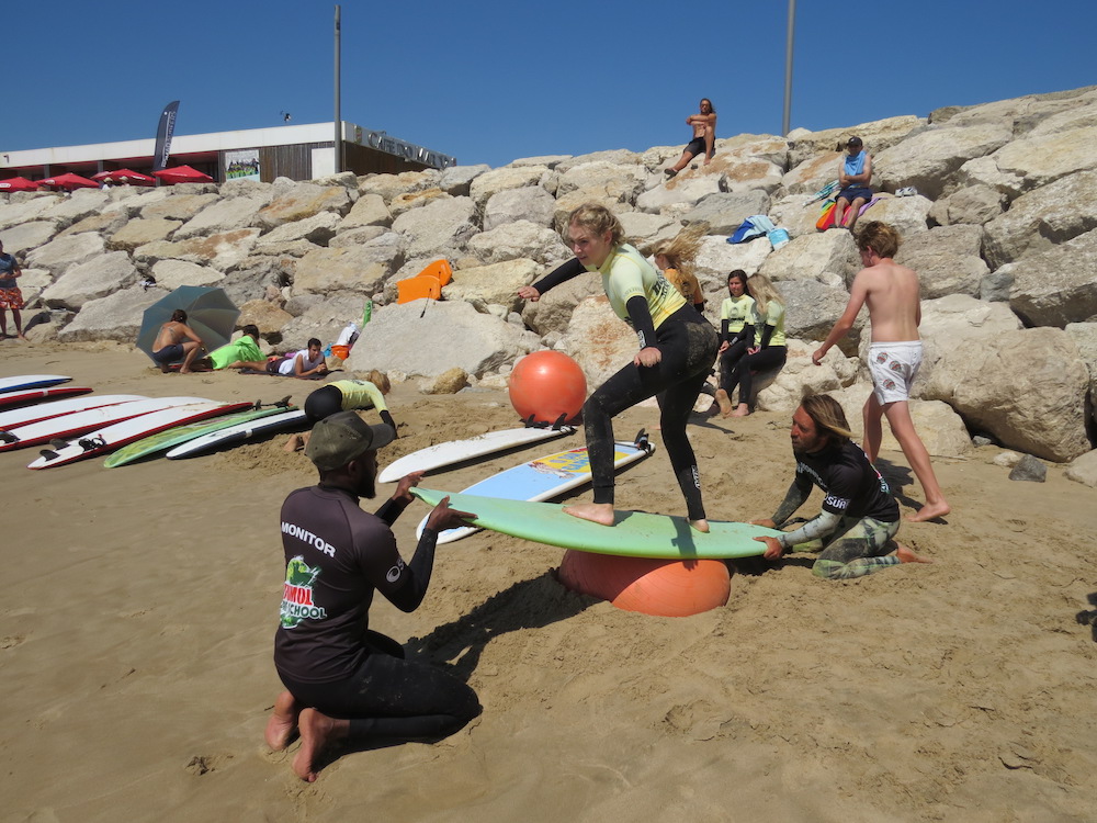 Surf School Teens Camp Lisbon functional training