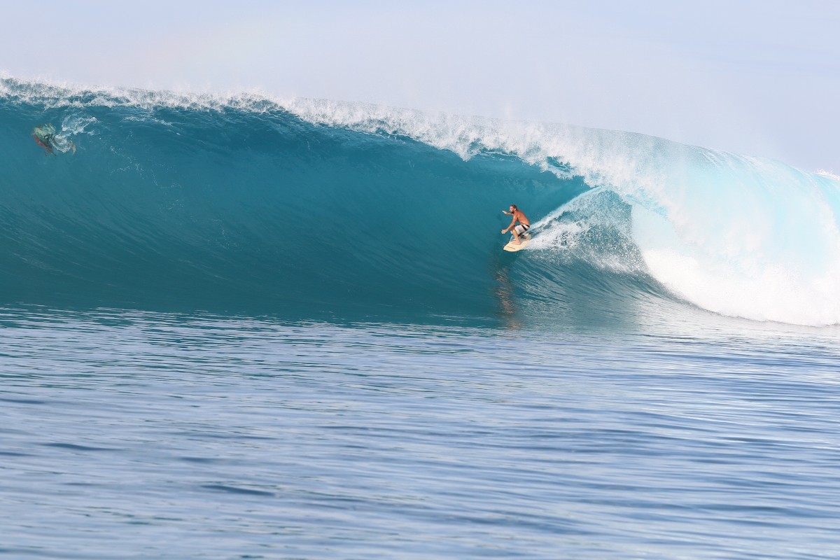 Surfing at Mentawai