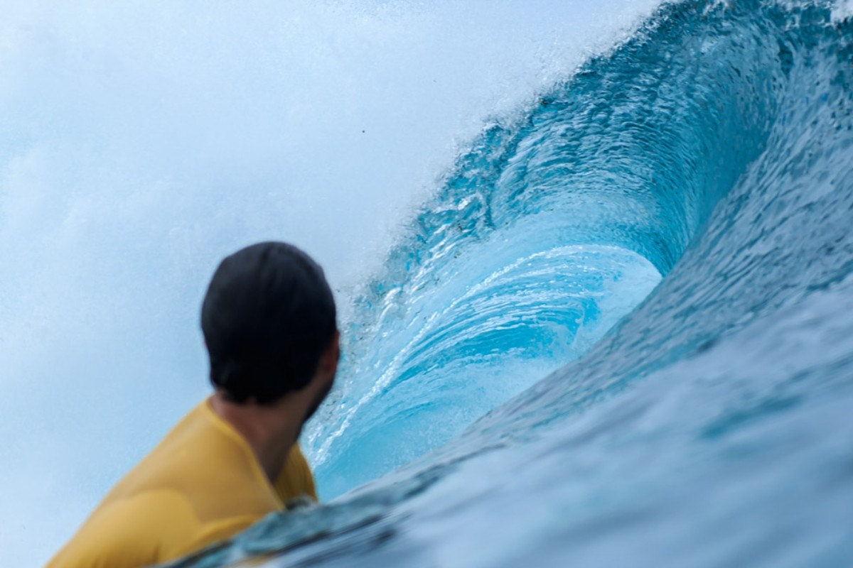 Guest surfing Mentawai waves