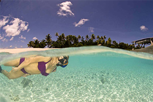 Snorkelling in Fiji