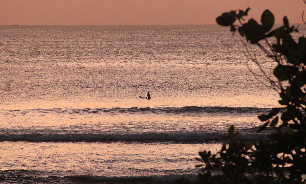 Surfer-sunset