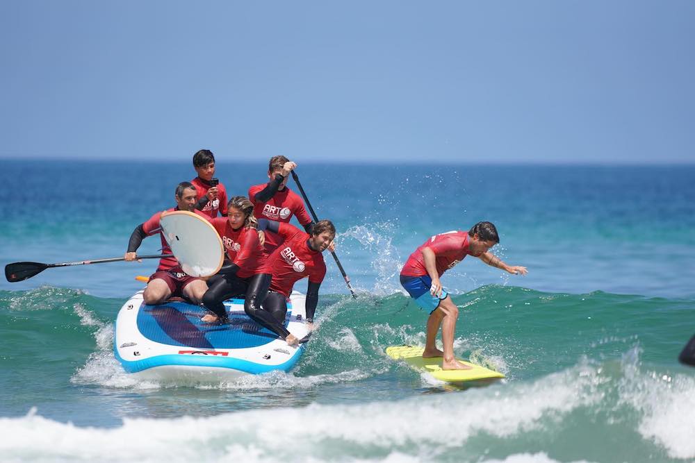 surfing galicia beachfront surf camp summer retreats for adults lessons children teen young adult best nomad kid bali canggu beginners uluwatu france moliets portugal algarve lisbon 11