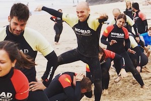 have fun nomad surf camp - young adults 18 - 21 years old, algarve, portugal retreats for adults surf camp lessons children teen summer young adult best nomad kid bali canggu beginners uluwatu france moliets lisbon 3