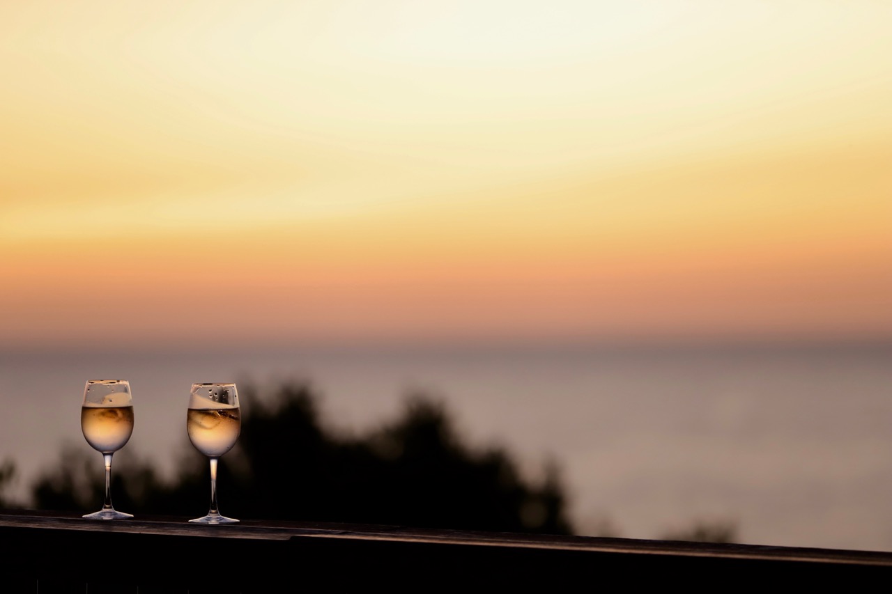 Wine and sunset in Biarritz surf camp france teens retreats for adults lessons children teen summer young adult best nomad kid bali canggu beginners uluwatu moliets portugal algarve lisbon