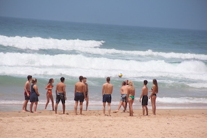 play on beach 3 Nomad Surf Camp - Young Adults 18 - 21 years old, GALICIA retreats for adults surf camp lessons children teen summer young adult best nomad kid bali canggu beginners uluwatu france moliets portugal algarve lisbon