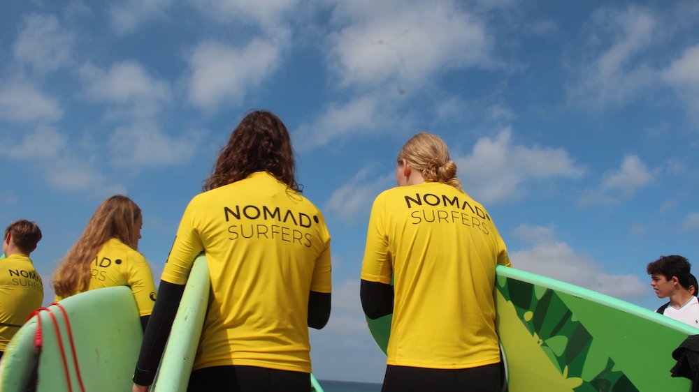 student on Nomad Surf Camp - Young Adults 18 - 21 years old, GALICIA retreats for adults surf camp lessons children teen summer young adult best nomad kid bali canggu beginners uluwatu france moliets portugal algarve lisbon