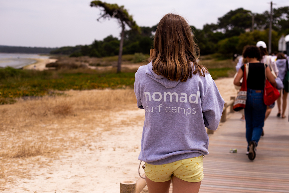nomad surfers student 3 nomad surf camp - young adults - lisbon - erasmus - university students retreats for adults surf camp lessons children teen summer young adult best nomad kid bali canggu beginners uluwatu france moliets portugal algarve