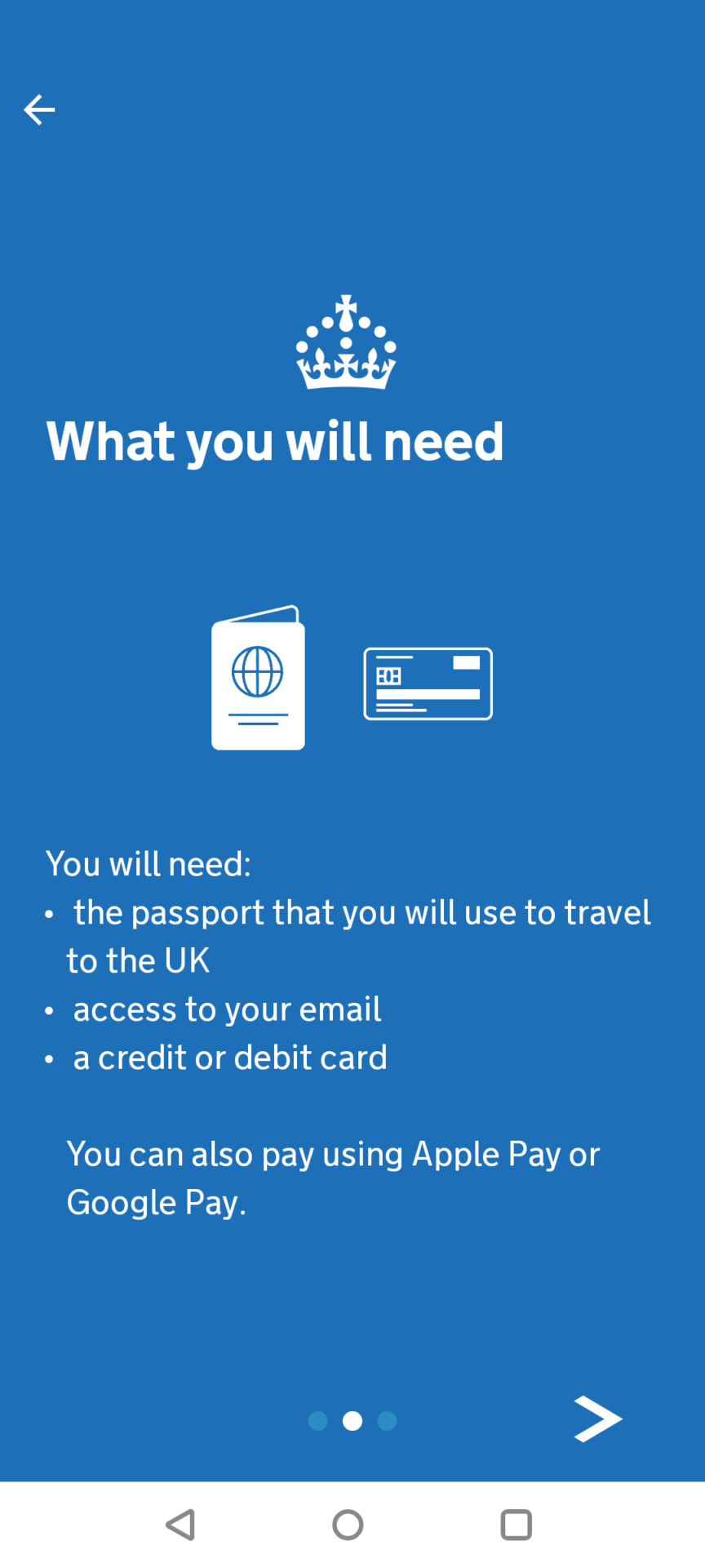What you will need for ETA